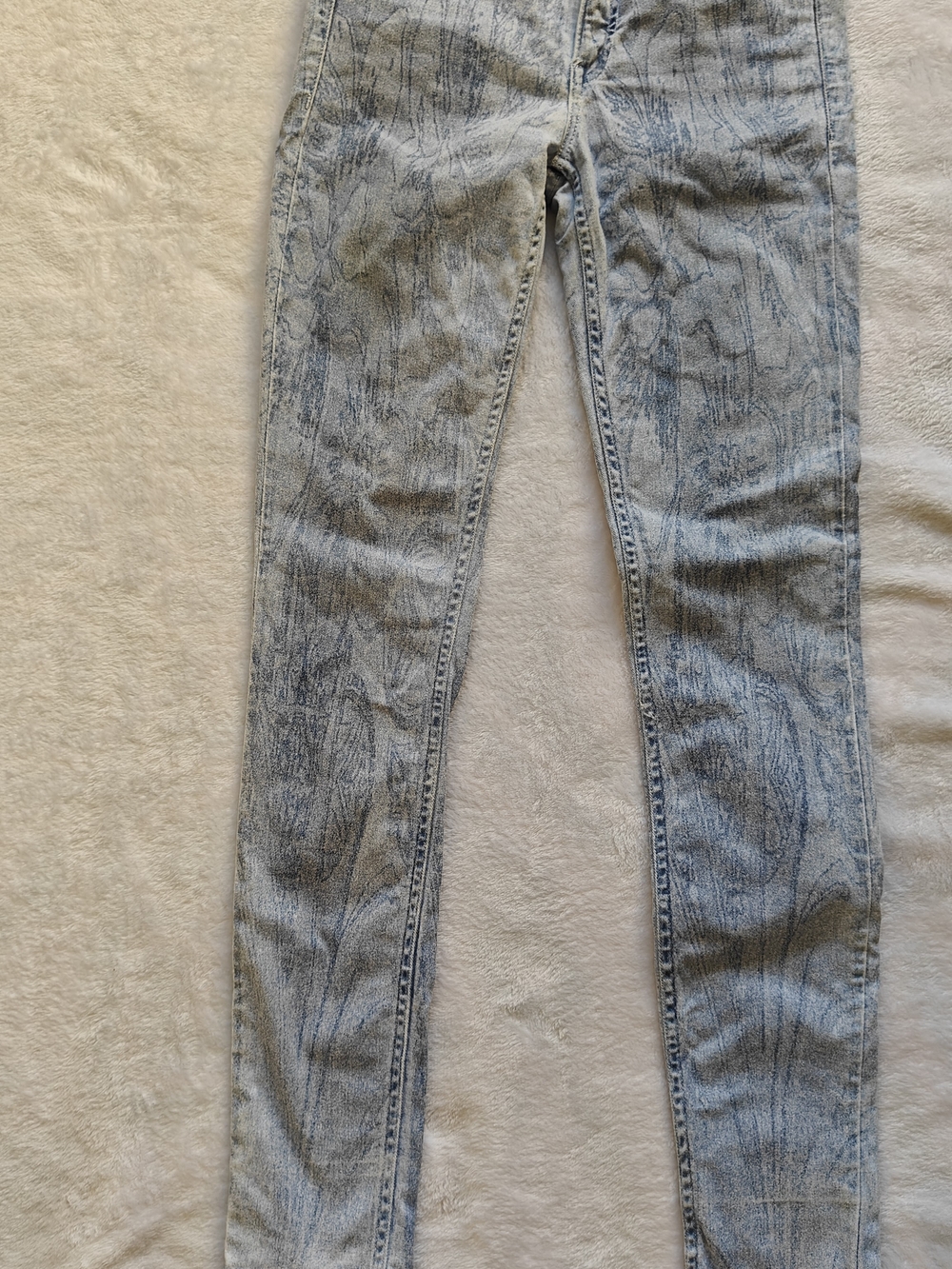 Marciano Los Angeles Women Light Wash Blue Denim Skinny Jeans Mid Rise 26